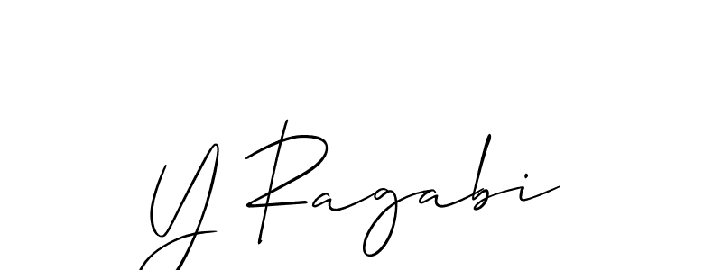if you are searching for the best signature style for your name Y Ragabi. so please give up your signature search. here we have designed multiple signature styles  using Allison_Script. Y Ragabi signature style 2 images and pictures png