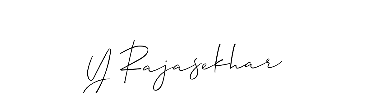 Y Rajasekhar stylish signature style. Best Handwritten Sign (Allison_Script) for my name. Handwritten Signature Collection Ideas for my name Y Rajasekhar. Y Rajasekhar signature style 2 images and pictures png