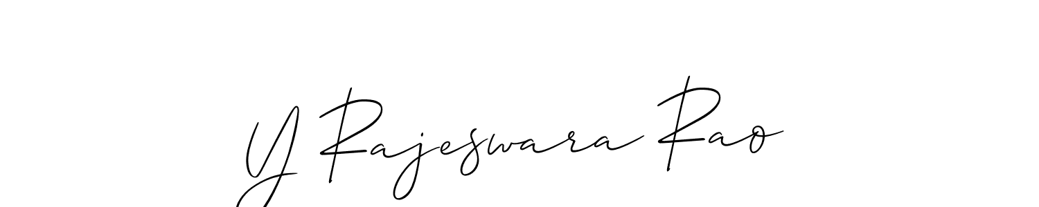 This is the best signature style for the Y Rajeswara Rao name. Also you like these signature font (Allison_Script). Mix name signature. Y Rajeswara Rao signature style 2 images and pictures png