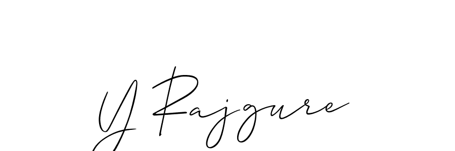 The best way (Allison_Script) to make a short signature is to pick only two or three words in your name. The name Y Rajgure include a total of six letters. For converting this name. Y Rajgure signature style 2 images and pictures png