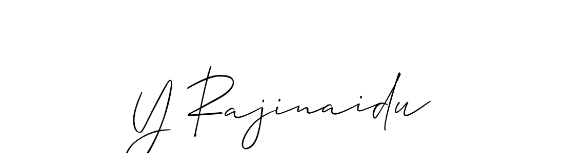 Best and Professional Signature Style for Y Rajinaidu. Allison_Script Best Signature Style Collection. Y Rajinaidu signature style 2 images and pictures png