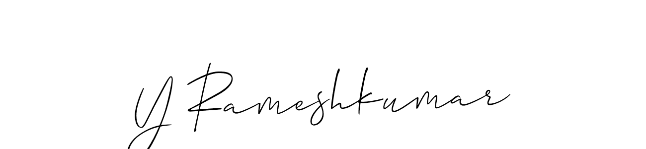 if you are searching for the best signature style for your name Y Rameshkumar. so please give up your signature search. here we have designed multiple signature styles  using Allison_Script. Y Rameshkumar signature style 2 images and pictures png