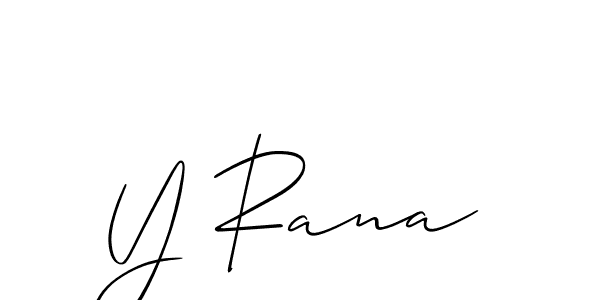 Similarly Allison_Script is the best handwritten signature design. Signature creator online .You can use it as an online autograph creator for name Y Rana. Y Rana signature style 2 images and pictures png