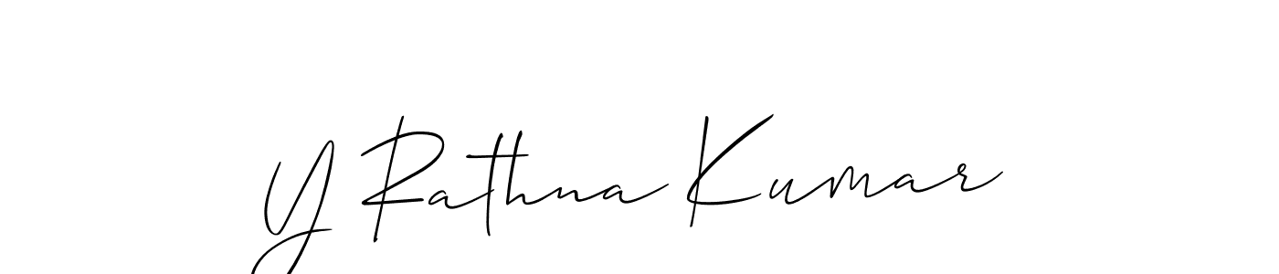 Best and Professional Signature Style for Y Rathna Kumar. Allison_Script Best Signature Style Collection. Y Rathna Kumar signature style 2 images and pictures png