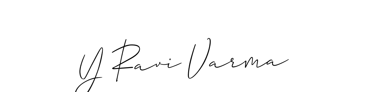Make a beautiful signature design for name Y Ravi Varma. Use this online signature maker to create a handwritten signature for free. Y Ravi Varma signature style 2 images and pictures png