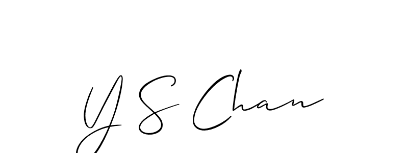 Also You can easily find your signature by using the search form. We will create Y S Chan name handwritten signature images for you free of cost using Allison_Script sign style. Y S Chan signature style 2 images and pictures png
