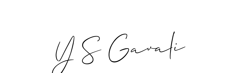 if you are searching for the best signature style for your name Y S Gavali. so please give up your signature search. here we have designed multiple signature styles  using Allison_Script. Y S Gavali signature style 2 images and pictures png