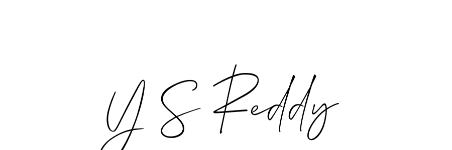 You should practise on your own different ways (Allison_Script) to write your name (Y S Reddy) in signature. don't let someone else do it for you. Y S Reddy signature style 2 images and pictures png