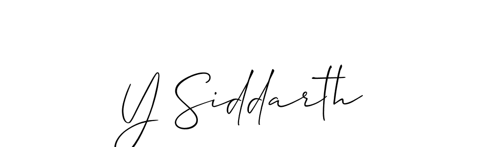 Best and Professional Signature Style for Y Siddarth. Allison_Script Best Signature Style Collection. Y Siddarth signature style 2 images and pictures png