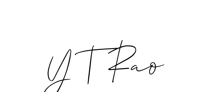 You can use this online signature creator to create a handwritten signature for the name Y T Rao. This is the best online autograph maker. Y T Rao signature style 2 images and pictures png