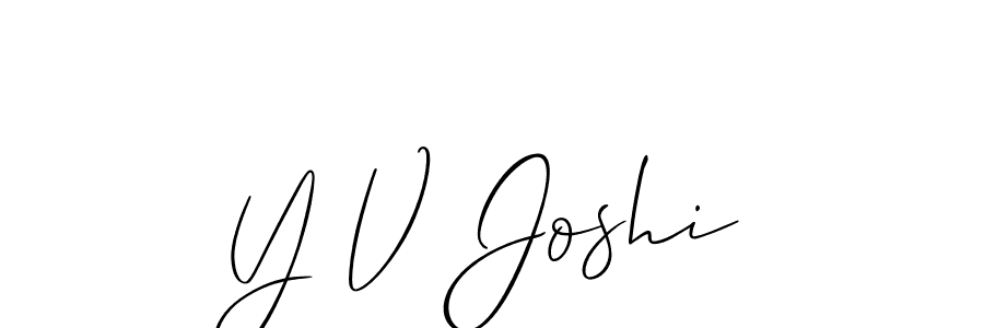 You can use this online signature creator to create a handwritten signature for the name Y V Joshi. This is the best online autograph maker. Y V Joshi signature style 2 images and pictures png