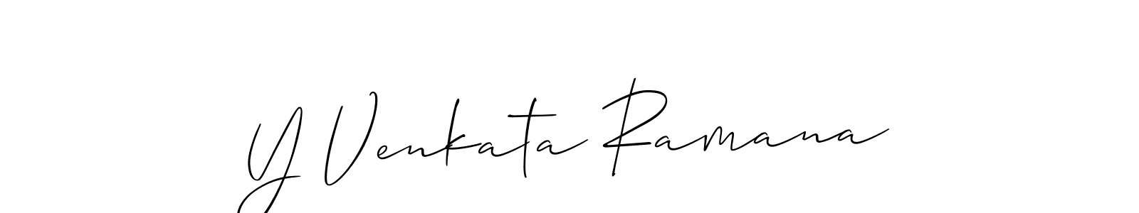 Make a beautiful signature design for name Y Venkata Ramana. Use this online signature maker to create a handwritten signature for free. Y Venkata Ramana signature style 2 images and pictures png