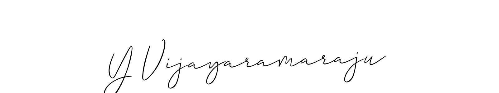 Make a beautiful signature design for name Y Vijayaramaraju. With this signature (Allison_Script) style, you can create a handwritten signature for free. Y Vijayaramaraju signature style 2 images and pictures png