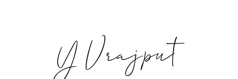 Once you've used our free online signature maker to create your best signature Allison_Script style, it's time to enjoy all of the benefits that Y Vrajput name signing documents. Y Vrajput signature style 2 images and pictures png