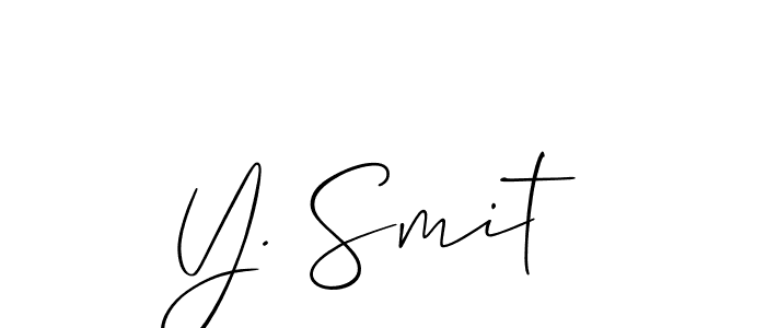 Make a beautiful signature design for name Y. Smit. Use this online signature maker to create a handwritten signature for free. Y. Smit signature style 2 images and pictures png