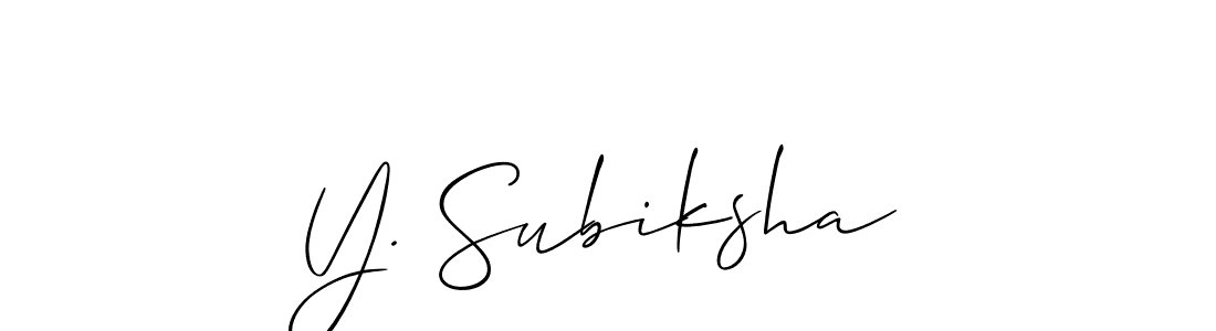 This is the best signature style for the Y. Subiksha name. Also you like these signature font (Allison_Script). Mix name signature. Y. Subiksha signature style 2 images and pictures png