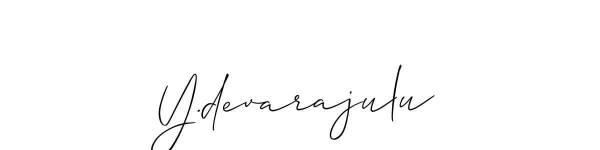 How to Draw Y.devarajulu signature style? Allison_Script is a latest design signature styles for name Y.devarajulu. Y.devarajulu signature style 2 images and pictures png