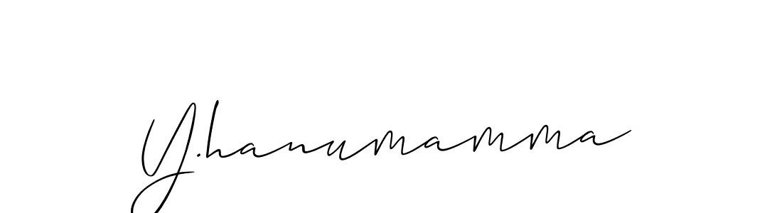 You can use this online signature creator to create a handwritten signature for the name Y.hanumamma. This is the best online autograph maker. Y.hanumamma signature style 2 images and pictures png