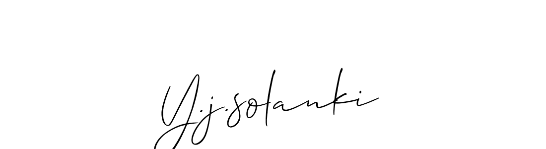 Make a beautiful signature design for name Y.j.solanki. Use this online signature maker to create a handwritten signature for free. Y.j.solanki signature style 2 images and pictures png