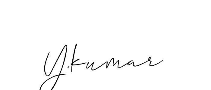 Here are the top 10 professional signature styles for the name Y.kumar. These are the best autograph styles you can use for your name. Y.kumar signature style 2 images and pictures png