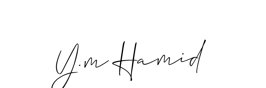 Check out images of Autograph of Y.m Hamid name. Actor Y.m Hamid Signature Style. Allison_Script is a professional sign style online. Y.m Hamid signature style 2 images and pictures png