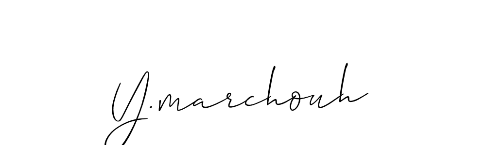 Also You can easily find your signature by using the search form. We will create Y.marchouh name handwritten signature images for you free of cost using Allison_Script sign style. Y.marchouh signature style 2 images and pictures png