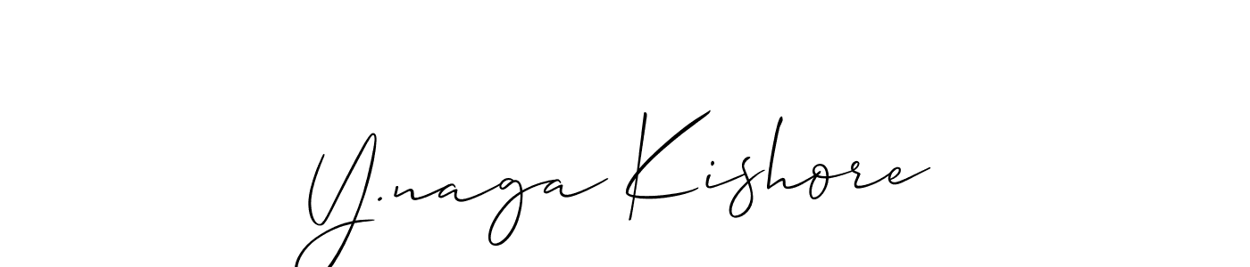 You can use this online signature creator to create a handwritten signature for the name Y.naga Kishore. This is the best online autograph maker. Y.naga Kishore signature style 2 images and pictures png