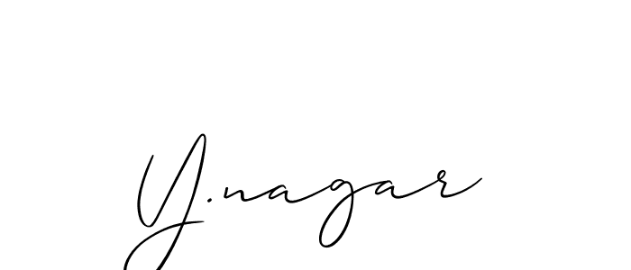 Make a short Y.nagar signature style. Manage your documents anywhere anytime using Allison_Script. Create and add eSignatures, submit forms, share and send files easily. Y.nagar signature style 2 images and pictures png