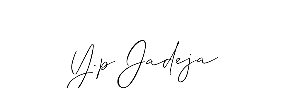 This is the best signature style for the Y.p Jadeja name. Also you like these signature font (Allison_Script). Mix name signature. Y.p Jadeja signature style 2 images and pictures png