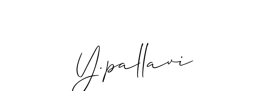 Best and Professional Signature Style for Y.pallavi. Allison_Script Best Signature Style Collection. Y.pallavi signature style 2 images and pictures png