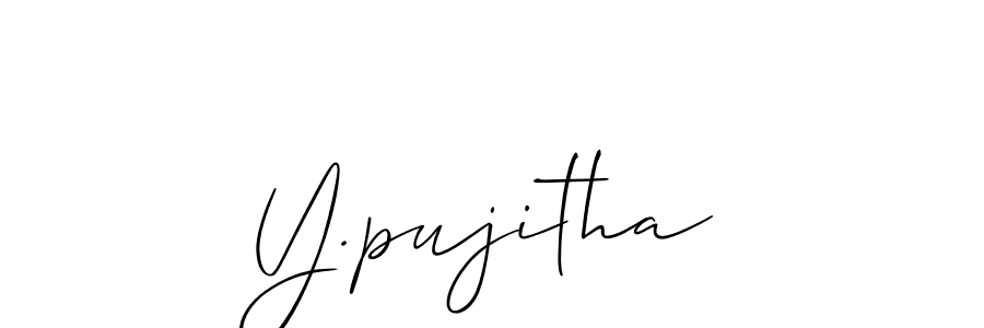 You can use this online signature creator to create a handwritten signature for the name Y.pujitha. This is the best online autograph maker. Y.pujitha signature style 2 images and pictures png