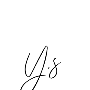 Make a beautiful signature design for name Y.s. Use this online signature maker to create a handwritten signature for free. Y.s signature style 2 images and pictures png