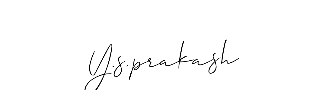 Also You can easily find your signature by using the search form. We will create Y.s.prakash name handwritten signature images for you free of cost using Allison_Script sign style. Y.s.prakash signature style 2 images and pictures png