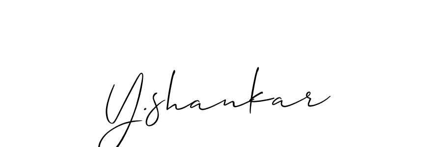 Best and Professional Signature Style for Y.shankar. Allison_Script Best Signature Style Collection. Y.shankar signature style 2 images and pictures png