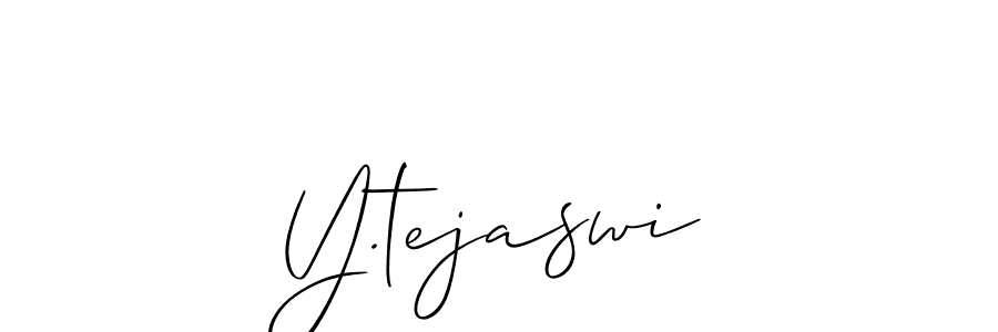 You can use this online signature creator to create a handwritten signature for the name Y.tejaswi. This is the best online autograph maker. Y.tejaswi signature style 2 images and pictures png