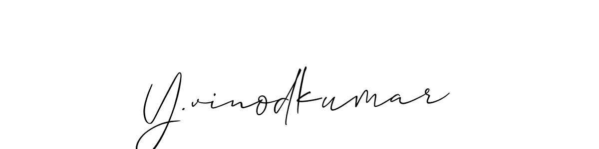 Similarly Allison_Script is the best handwritten signature design. Signature creator online .You can use it as an online autograph creator for name Y.vinodkumar. Y.vinodkumar signature style 2 images and pictures png