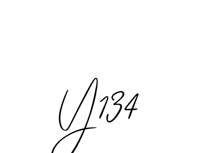 Also we have Y134 name is the best signature style. Create professional handwritten signature collection using Allison_Script autograph style. Y134 signature style 2 images and pictures png