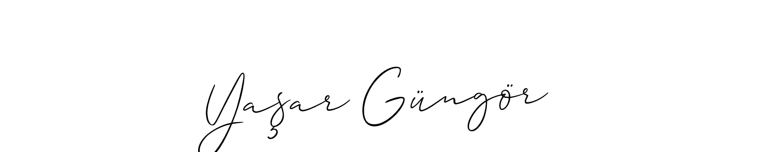 Check out images of Autograph of Yaşar Güngör name. Actor Yaşar Güngör Signature Style. Allison_Script is a professional sign style online. Yaşar Güngör signature style 2 images and pictures png