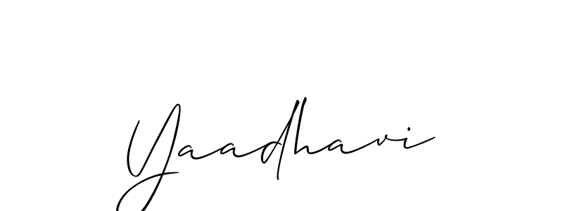 Similarly Allison_Script is the best handwritten signature design. Signature creator online .You can use it as an online autograph creator for name Yaadhavi. Yaadhavi signature style 2 images and pictures png