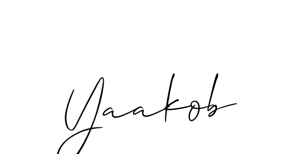 The best way (Allison_Script) to make a short signature is to pick only two or three words in your name. The name Yaakob include a total of six letters. For converting this name. Yaakob signature style 2 images and pictures png