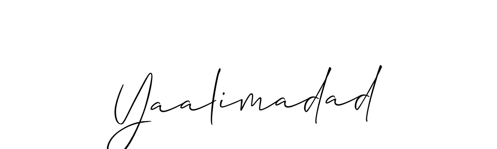 Make a short Yaalimadad signature style. Manage your documents anywhere anytime using Allison_Script. Create and add eSignatures, submit forms, share and send files easily. Yaalimadad signature style 2 images and pictures png