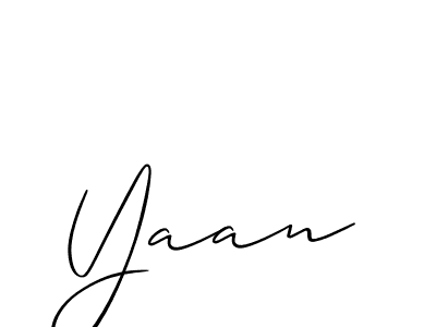 Allison_Script is a professional signature style that is perfect for those who want to add a touch of class to their signature. It is also a great choice for those who want to make their signature more unique. Get Yaan name to fancy signature for free. Yaan signature style 2 images and pictures png