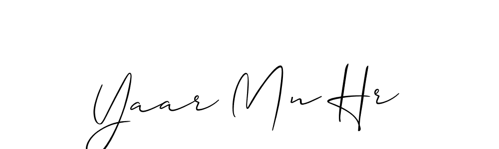 You can use this online signature creator to create a handwritten signature for the name Yaar Mn Hr. This is the best online autograph maker. Yaar Mn Hr signature style 2 images and pictures png