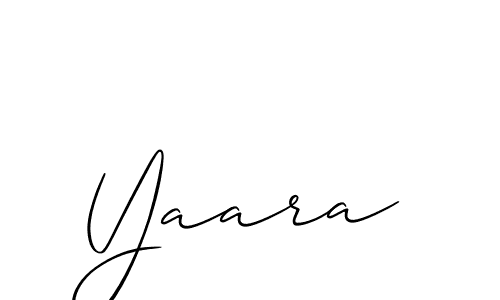 Allison_Script is a professional signature style that is perfect for those who want to add a touch of class to their signature. It is also a great choice for those who want to make their signature more unique. Get Yaara name to fancy signature for free. Yaara signature style 2 images and pictures png