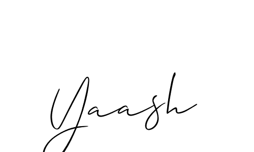 You should practise on your own different ways (Allison_Script) to write your name (Yaash) in signature. don't let someone else do it for you. Yaash signature style 2 images and pictures png