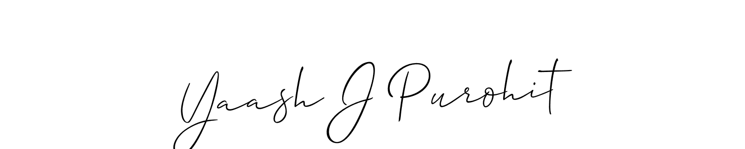 You should practise on your own different ways (Allison_Script) to write your name (Yaash J Purohit) in signature. don't let someone else do it for you. Yaash J Purohit signature style 2 images and pictures png