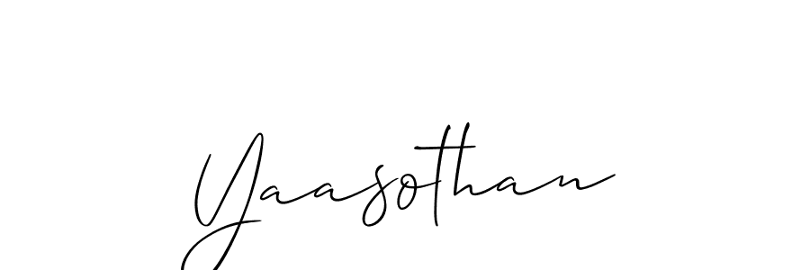 How to Draw Yaasothan signature style? Allison_Script is a latest design signature styles for name Yaasothan. Yaasothan signature style 2 images and pictures png