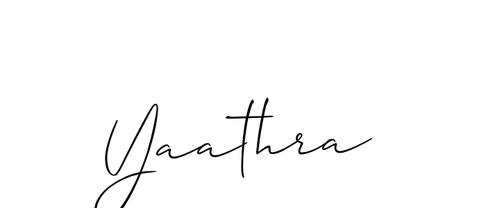 How to make Yaathra name signature. Use Allison_Script style for creating short signs online. This is the latest handwritten sign. Yaathra signature style 2 images and pictures png