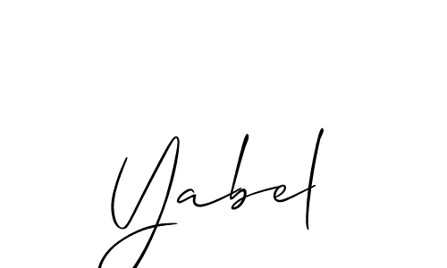 How to make Yabel name signature. Use Allison_Script style for creating short signs online. This is the latest handwritten sign. Yabel signature style 2 images and pictures png