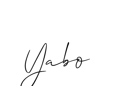 Yabo stylish signature style. Best Handwritten Sign (Allison_Script) for my name. Handwritten Signature Collection Ideas for my name Yabo. Yabo signature style 2 images and pictures png